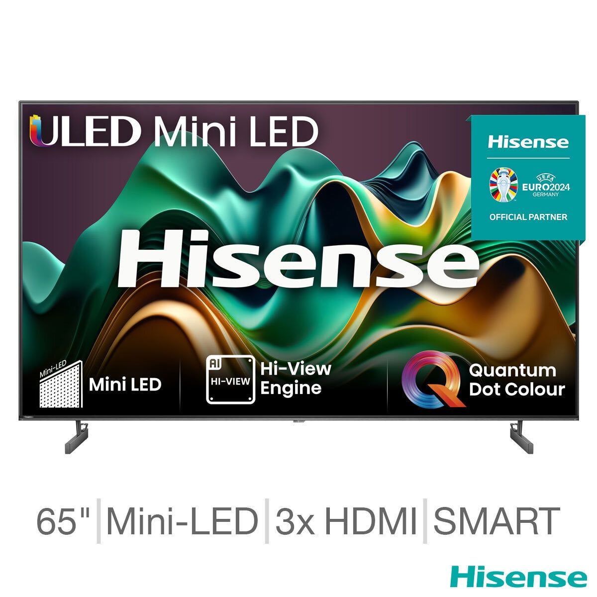 Hisense 65U6NQTUK 65 Inch Mini-LED Freely Smart TV GOODS Costco UK