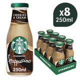 Starbucks Frappuccino Cookies and Cream 8x250ml, UK version
