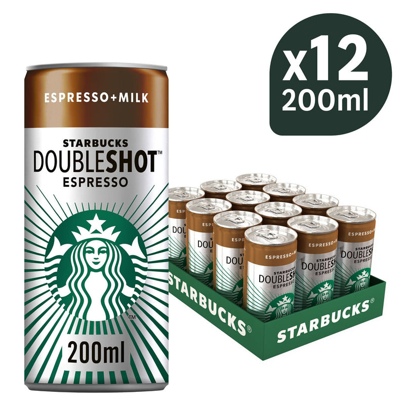 Starbucks Doubleshot Espresso Iced Coffee 12 x 200ml (British brand)