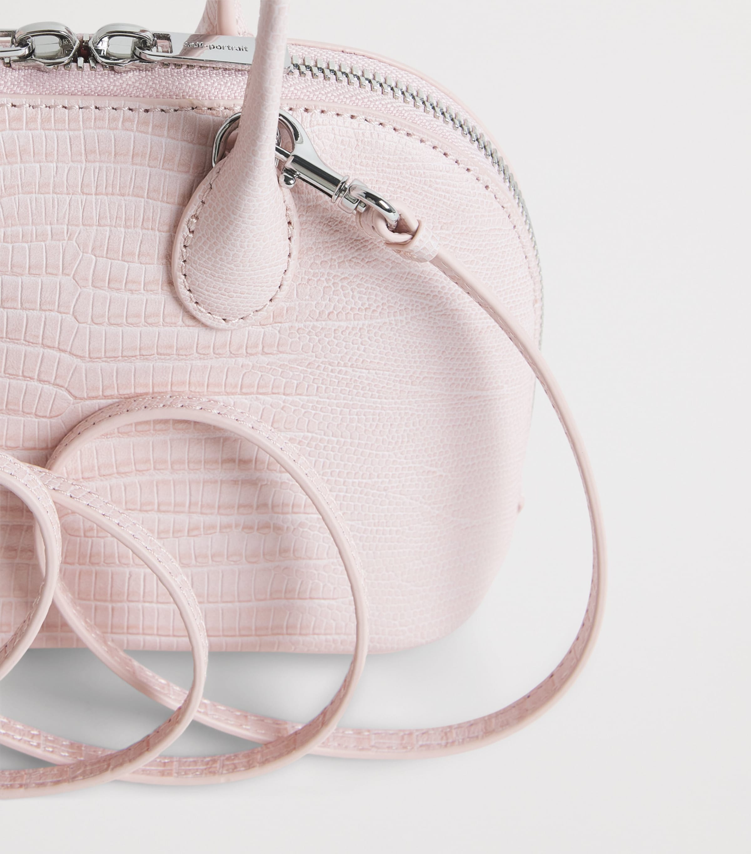 Mini-Henkeltasche aus Leder von Self-Portrait, importiert aus dem Vereinigten Königreich