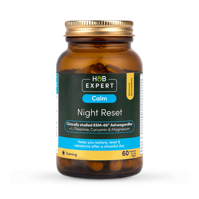 Holland & Barrett Expert Calm Ashwagandha 60 capsules, UK version