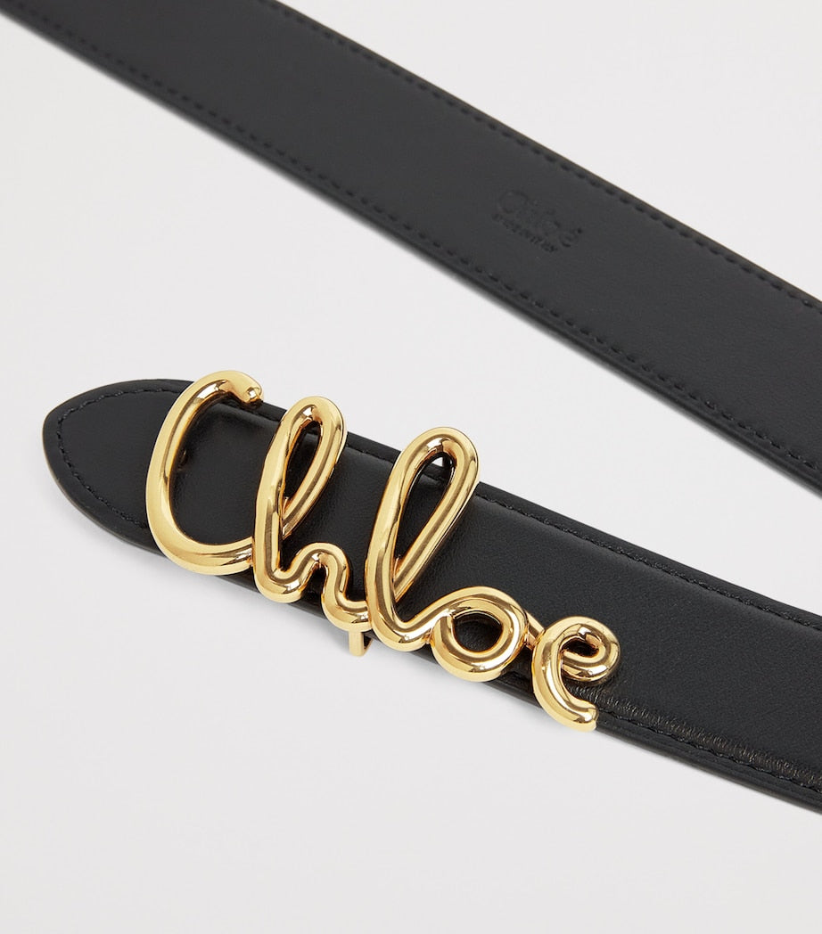 Chloé Iconic calfskin belt 3cm (British brand)