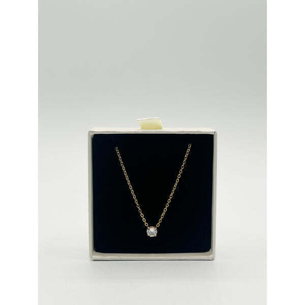 SVNX small crystal necklace in gold 42cm, UK version