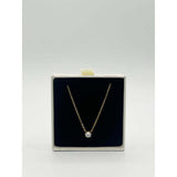 SVNX small crystal necklace in gold 42cm, UK version