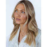 SVNX small crystal necklace in gold 42cm, UK version