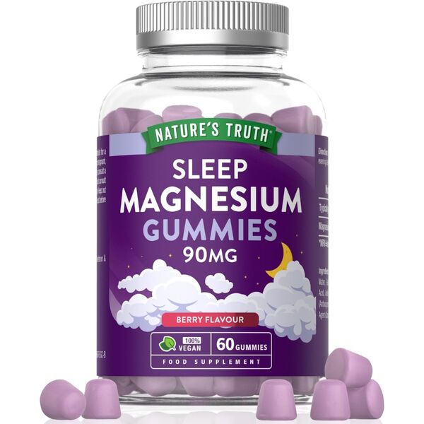 Nature's Truth magnesium gummies for sleep 60 count (British brand)