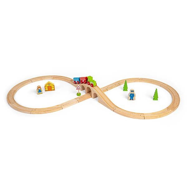 Bigjigs Rail Figure of Eight Train Set GOODS Superdrug   