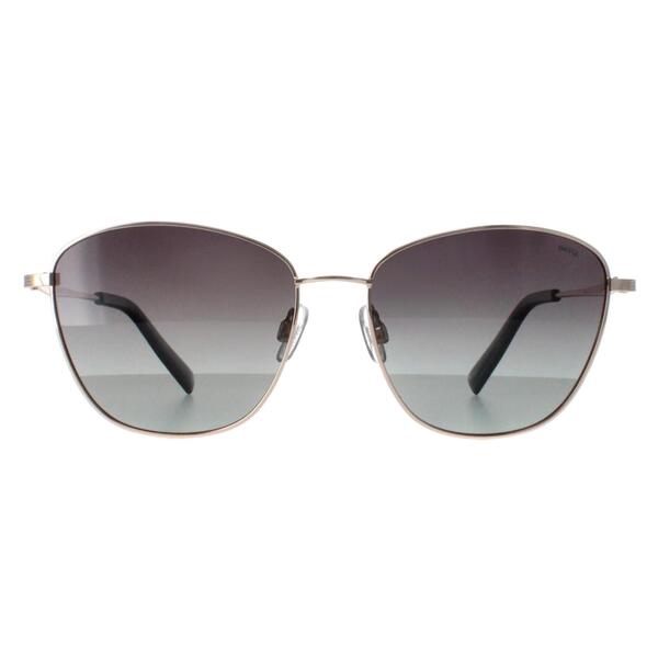 INVU gold polarized women sunglasses butterfly frame, UK version