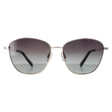 INVU gold polarized women sunglasses butterfly frame, UK version