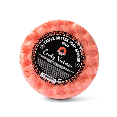 Emily Victoria Triple Butter Soap Sponge Belle Peeling-Badeschwamm