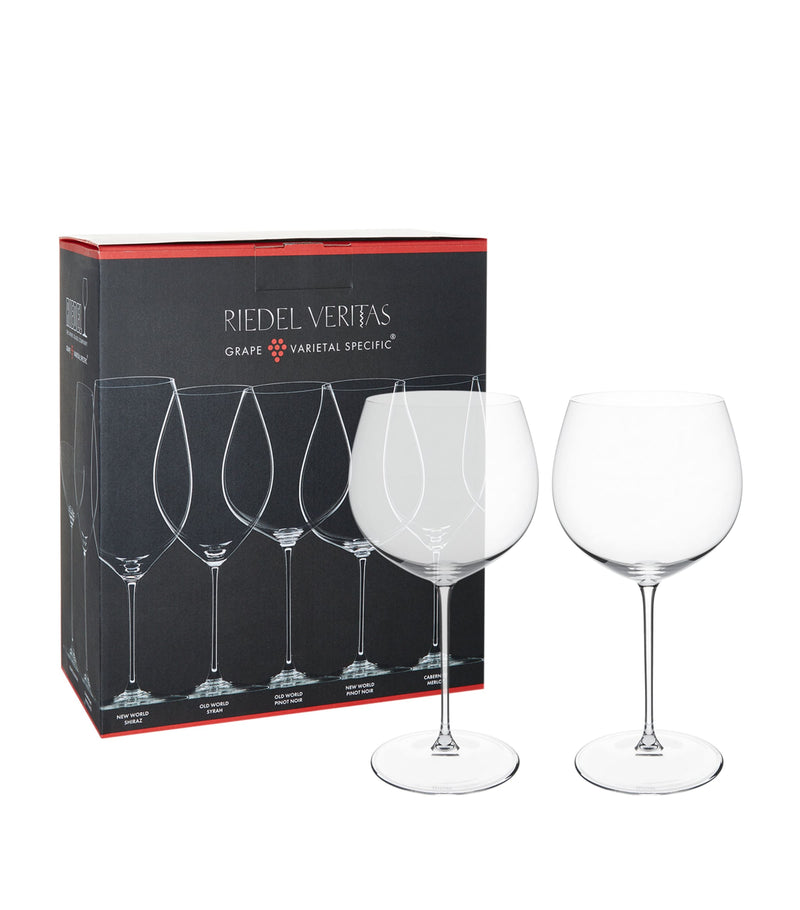 Riedel Veritas Chardonnay wine glasses 655ml, imported from the UK