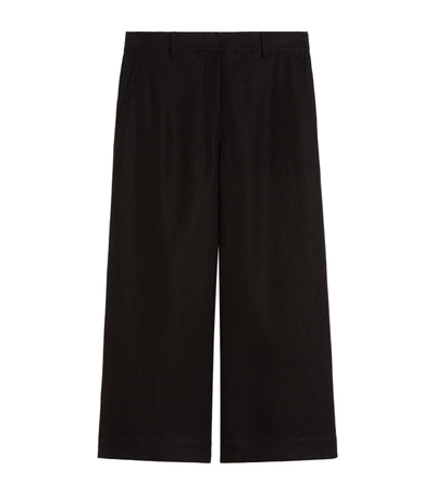 Pantalons culottes en mélange de lin Max Mara Abissi - Acheter en ligne sur McGrocer
