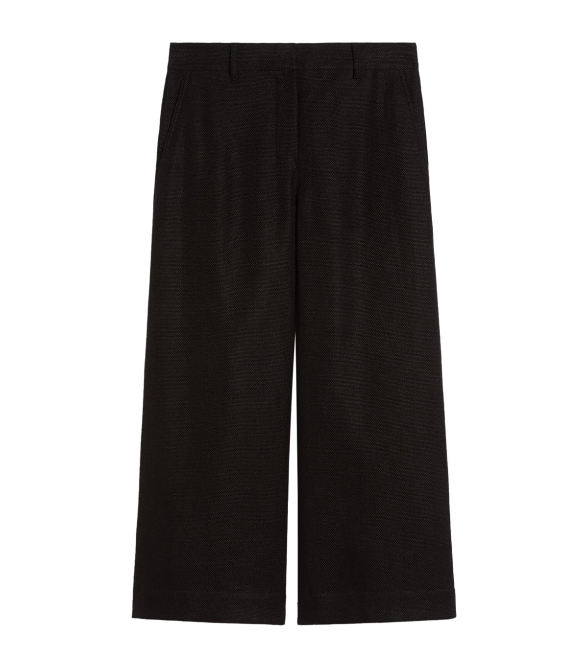 Max Mara Linen-Blend Abissi Culotte Trousers, imported from the UK