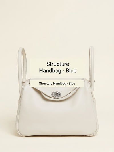 John Lewis Pre-loved Hermès Lindy 26 Blue Leather Grab Bag- Buy online at McGrocer