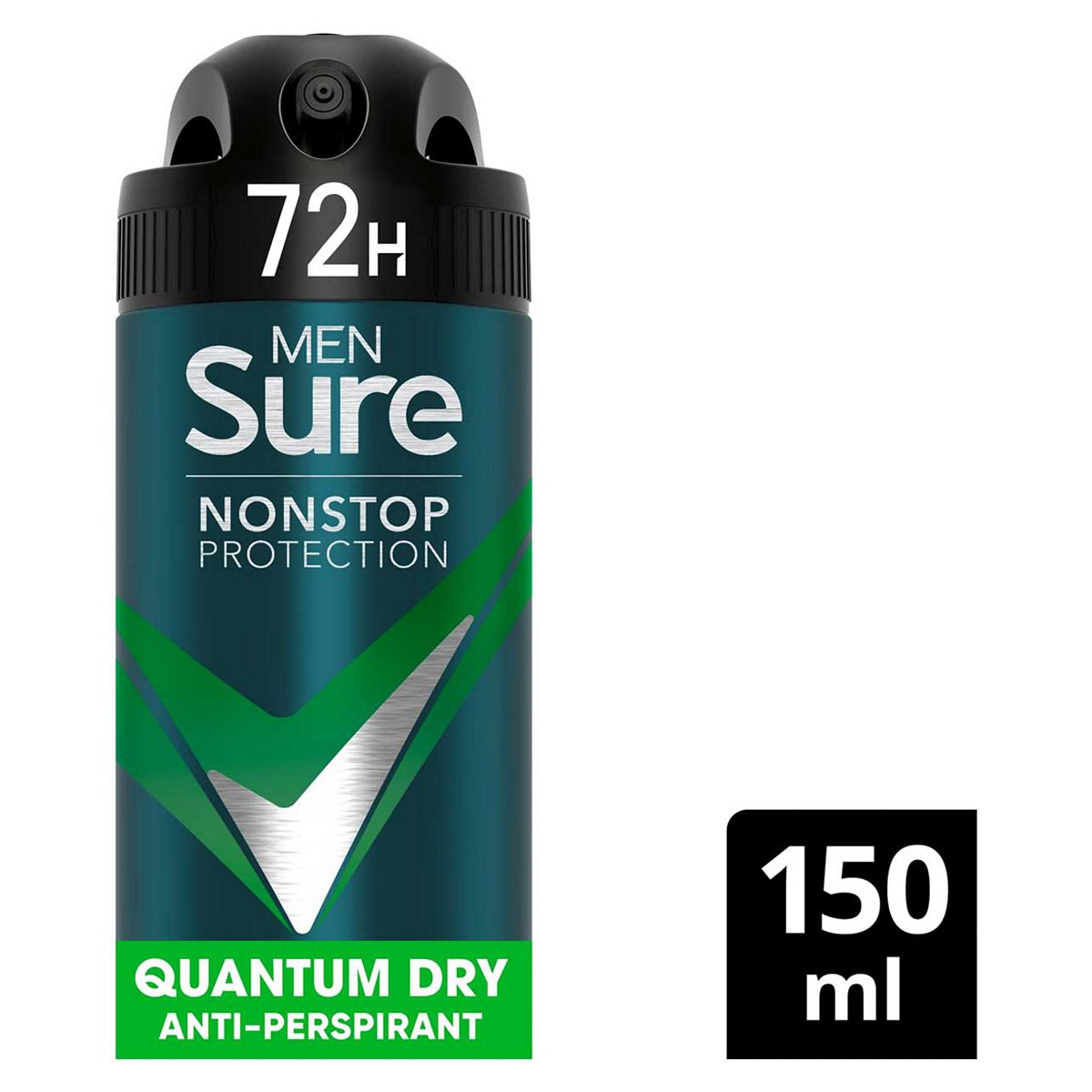 Sure Men Quantum Dry Nonstop Protection Anti-perspirant Deodorant Aerosol 150 ml GOODS Boots   