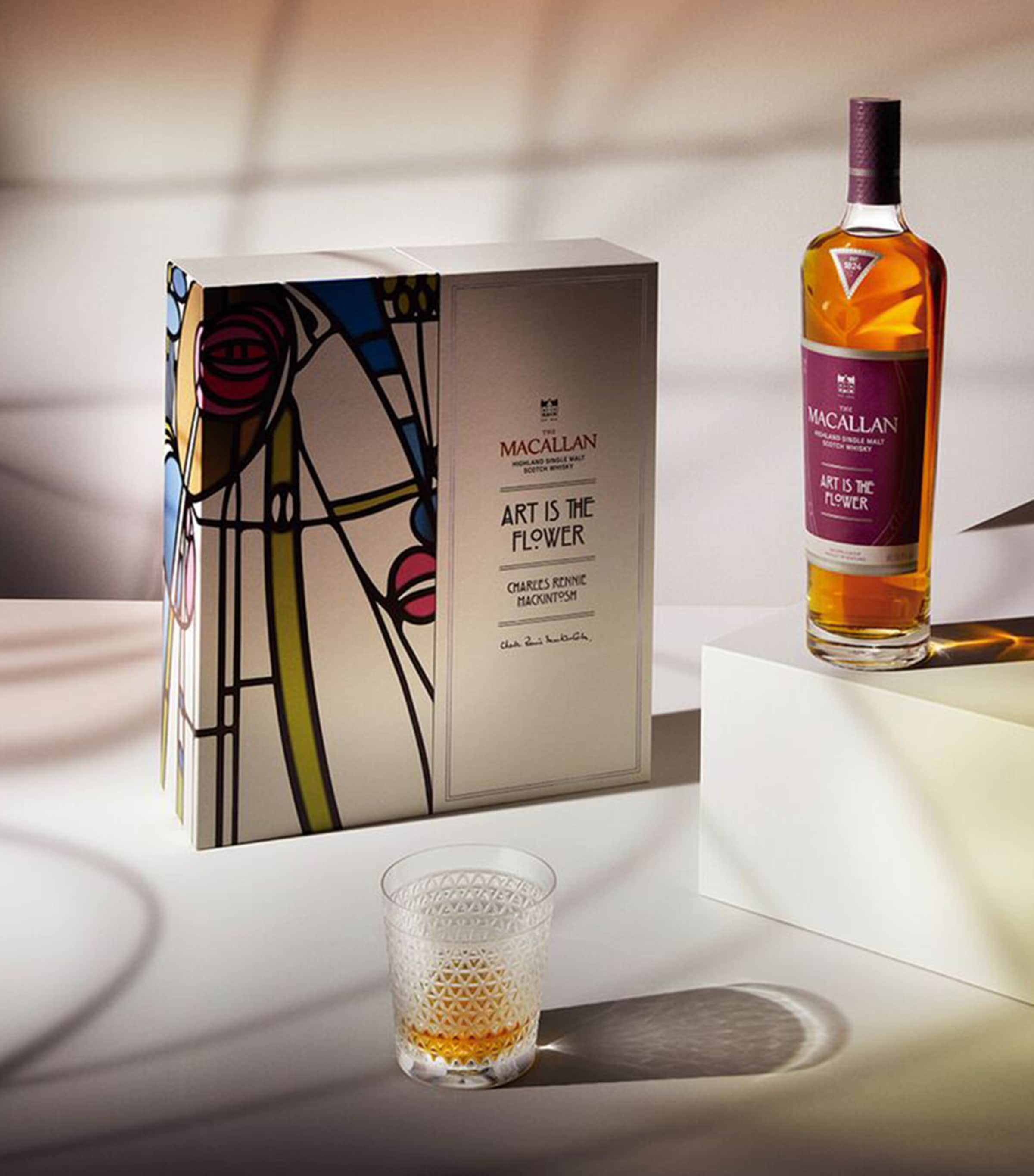 The Macallan Art is the Flower single malt whisky 70cl (British brand)