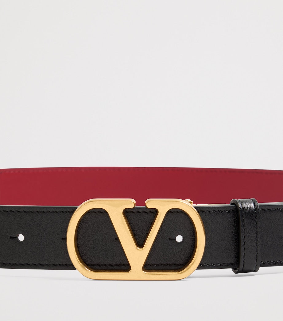 Valentino Garavani reversible VLogo Signature belt - imported from the UK