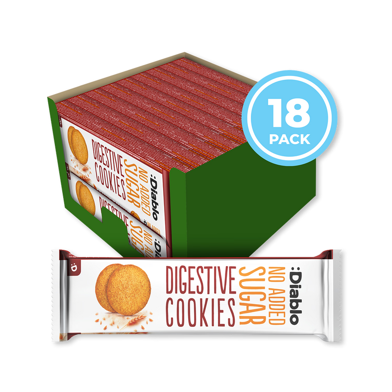 Diablo no added sugar digestive cookies 150g, imported from the UK