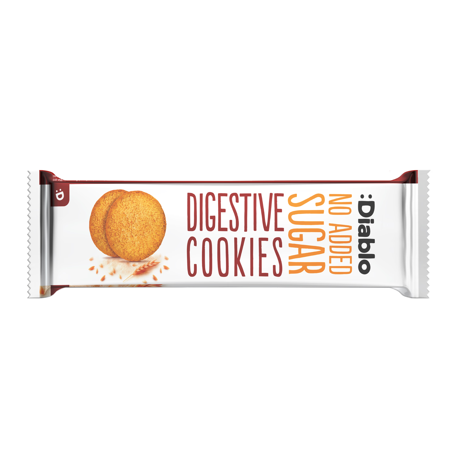 Diablo no added sugar digestive cookies 150g, imported from the UK