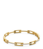 Monica Vinader gold vermeil diamond pavé bangle - British product