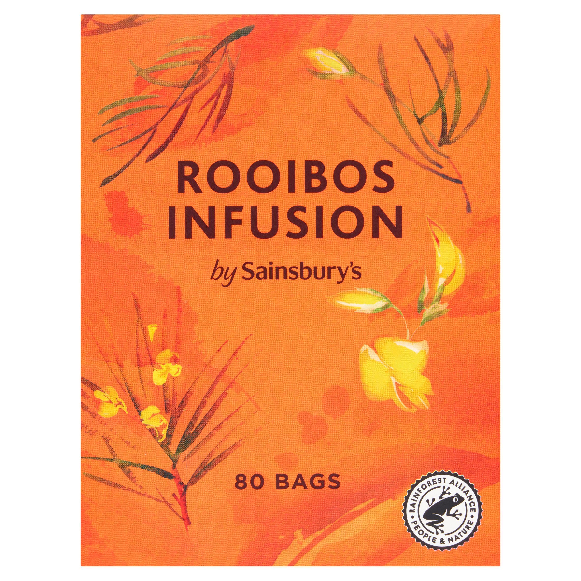 Sainsbury's Rooibos x80 Tea Bags 200g All tea Sainsburys   