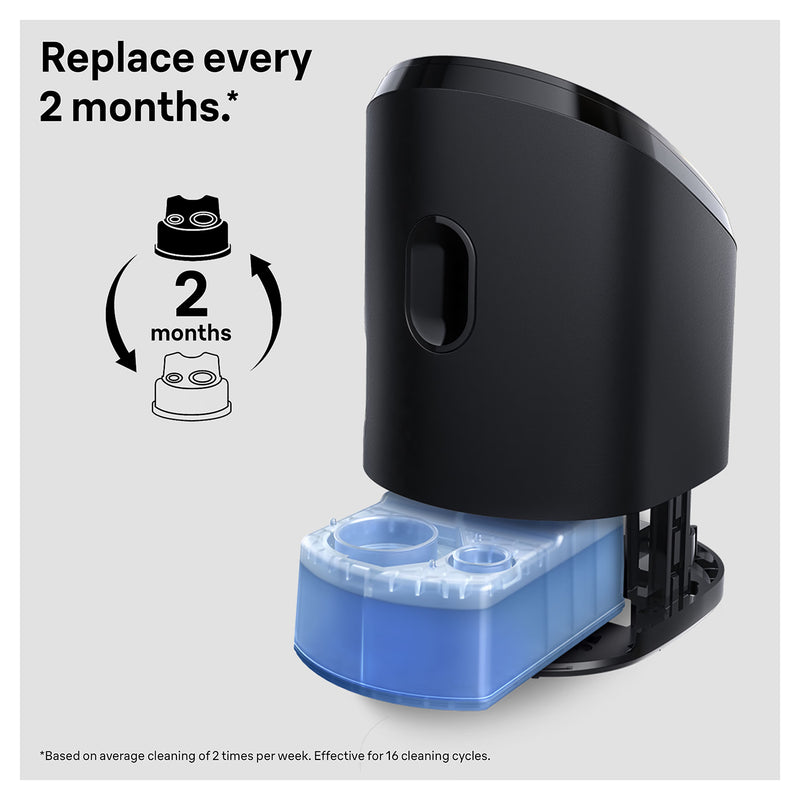 Braun shaver care refill cartridges 4 pack, UK version