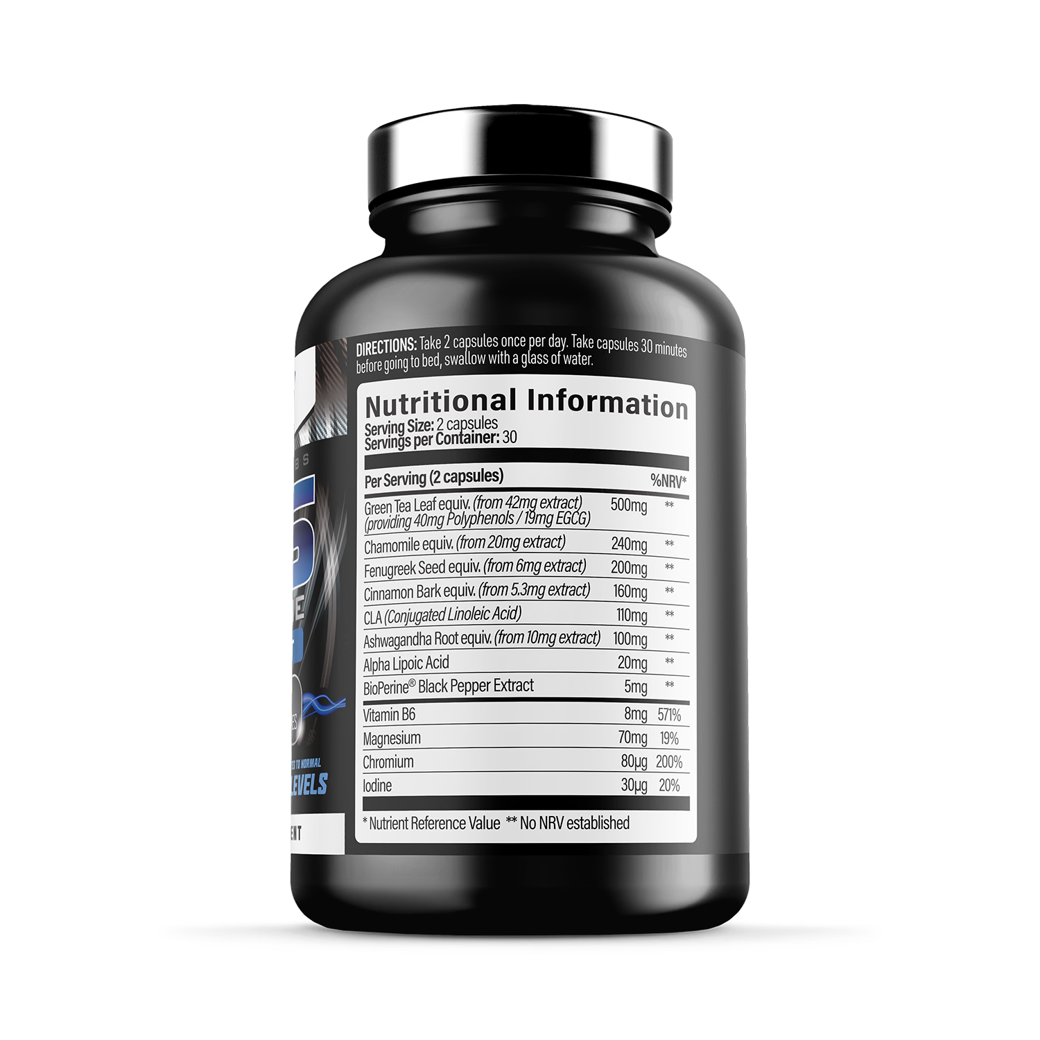 Iron Labs T5 Xtreme Night fat burner 60 capsules - British product
