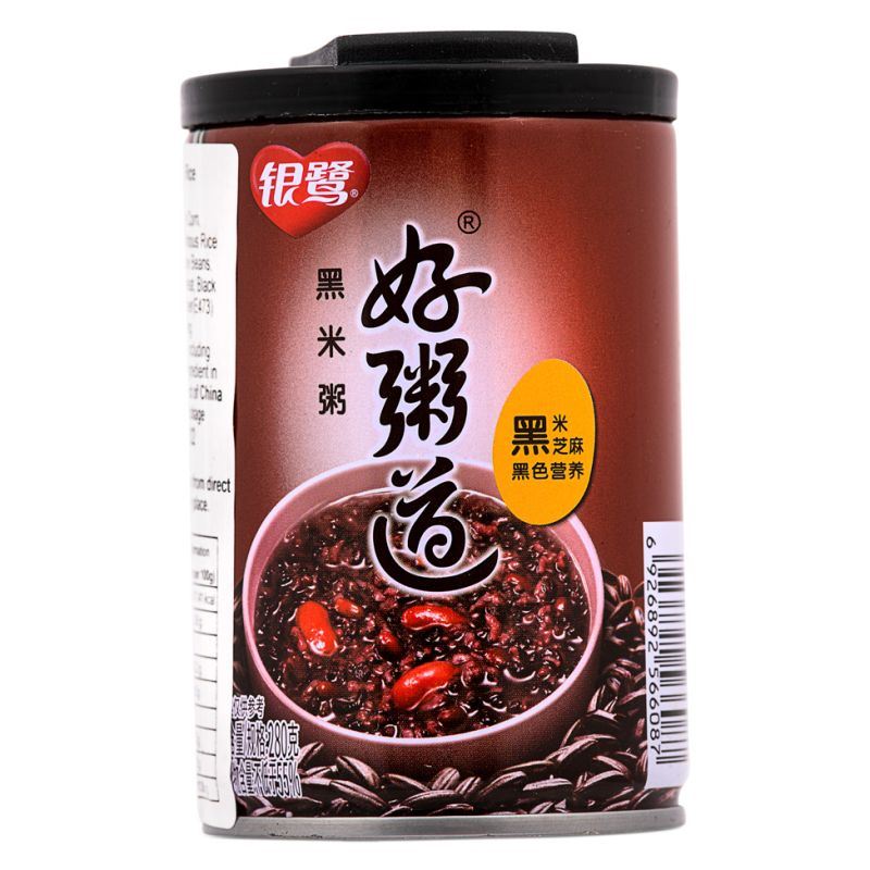 Yinlu Mixed Congee Black Rice canned, imported from the UK