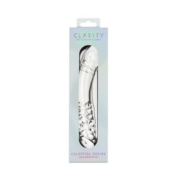 Clarity glass dildo Celestial Desire 7.4 inch, UK version