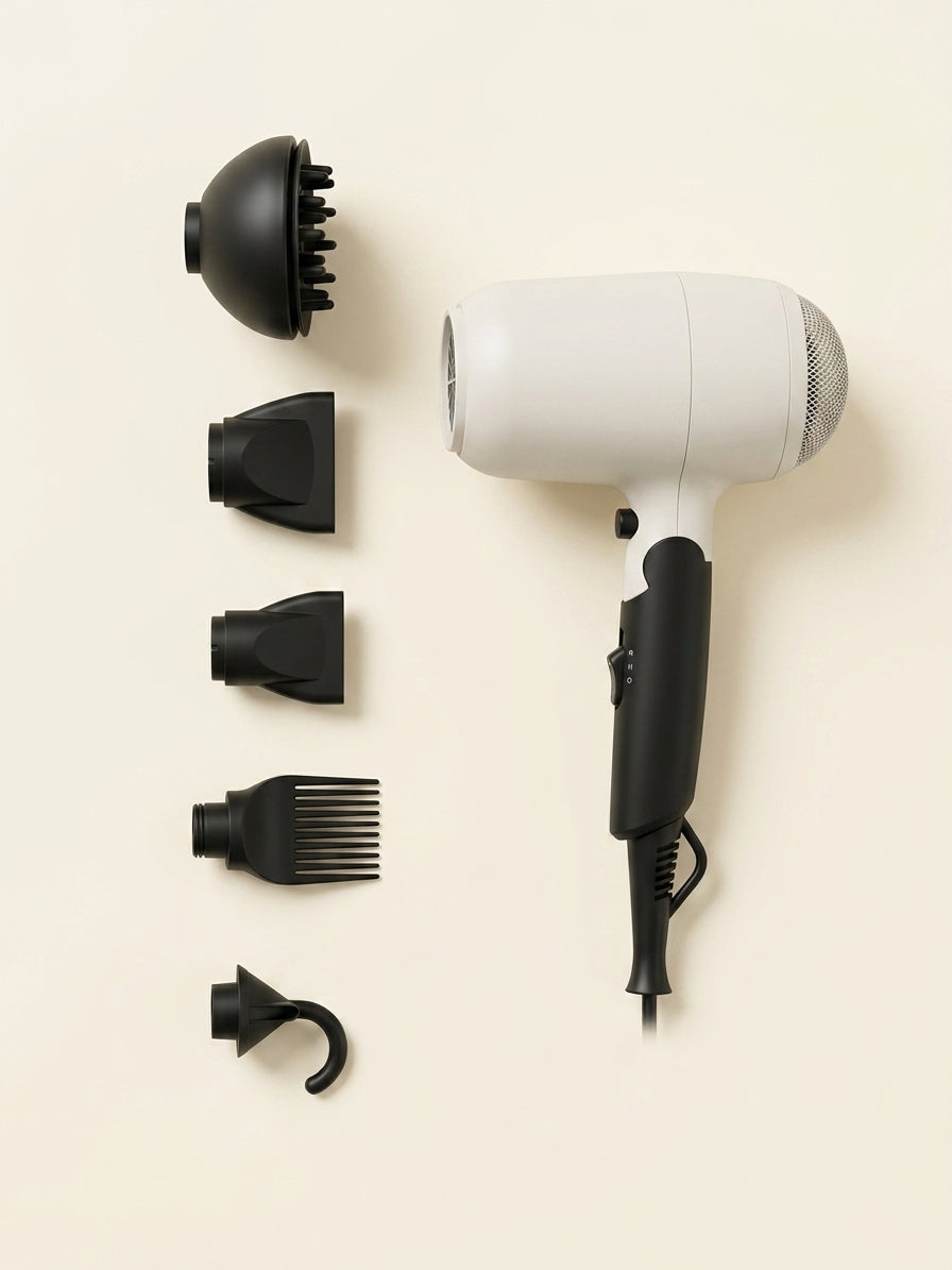 Dyson Supersonic Nural hair dryer with attachments, imported from the UK
