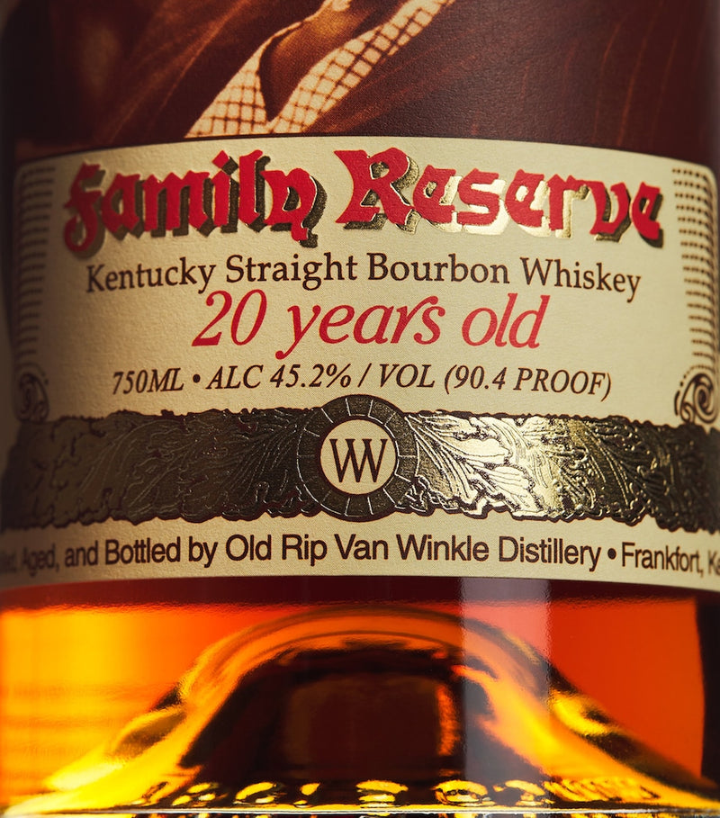 Buffalo Trace bourbon whisky Pappy Van Winkle Family Reserve 20-Year 70cl - British product