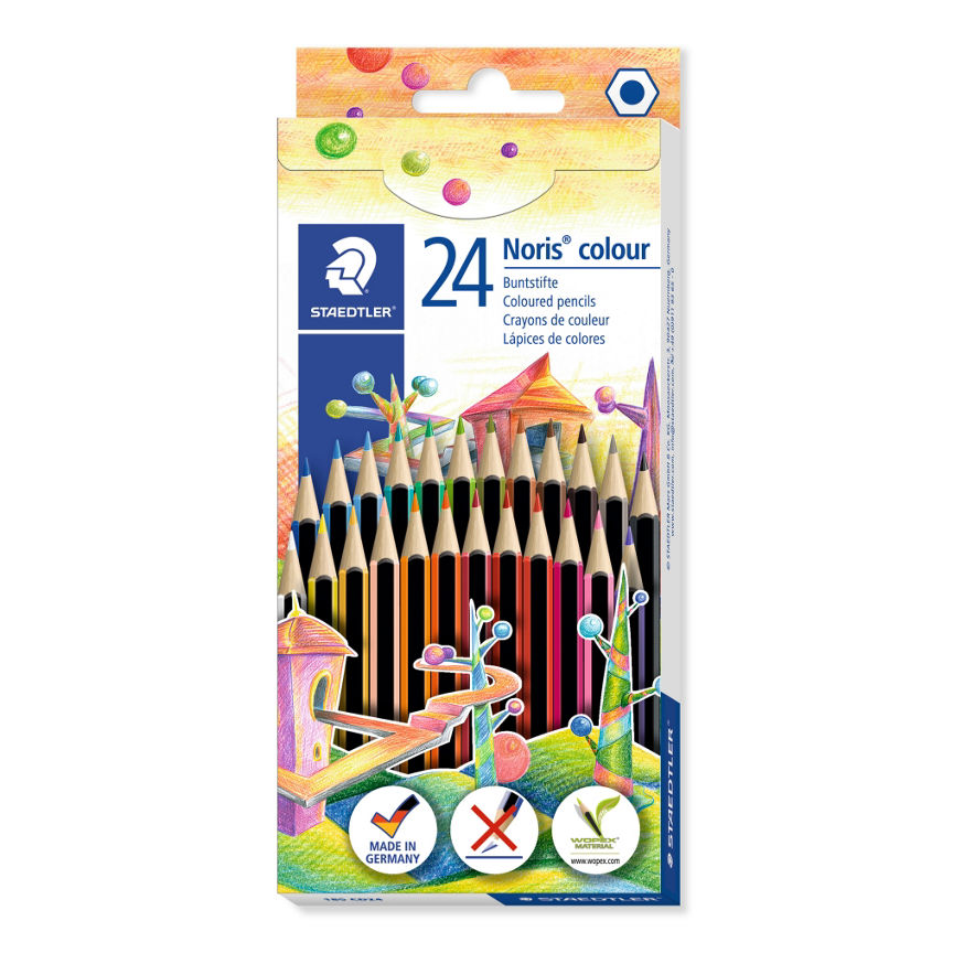 Staedtler Noris Colouring Pencils 24 Pack Office Supplies ASDA   