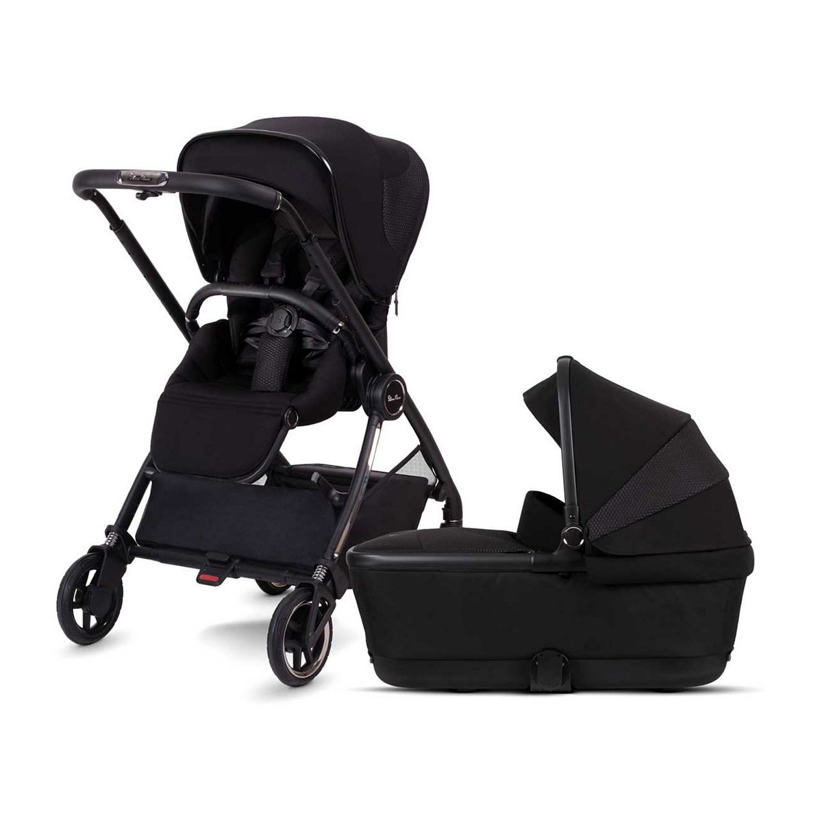 Silver Cross Dune Space Pushchair with First Bed Folding Carrycot GOODS Boots   