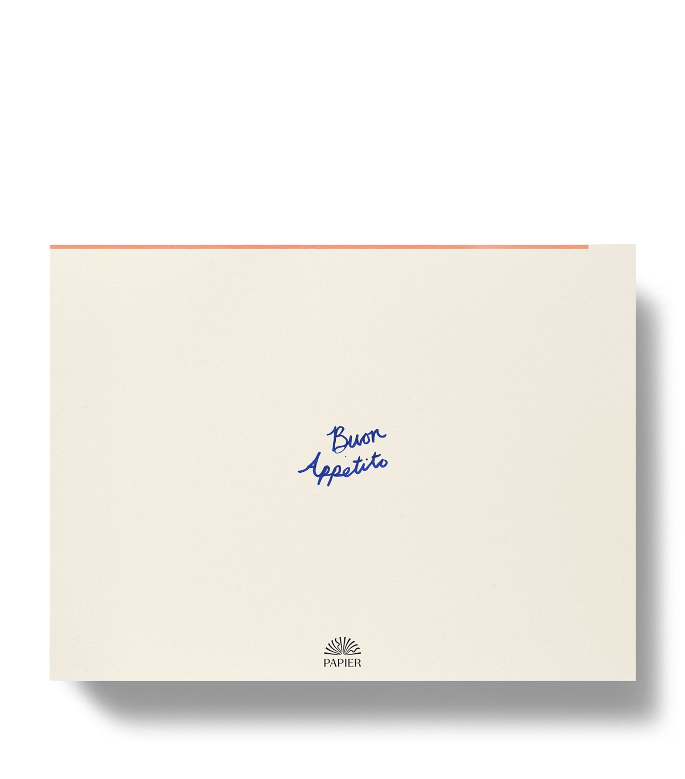 Papier La Dolce Vita meal planner, imported from the UK