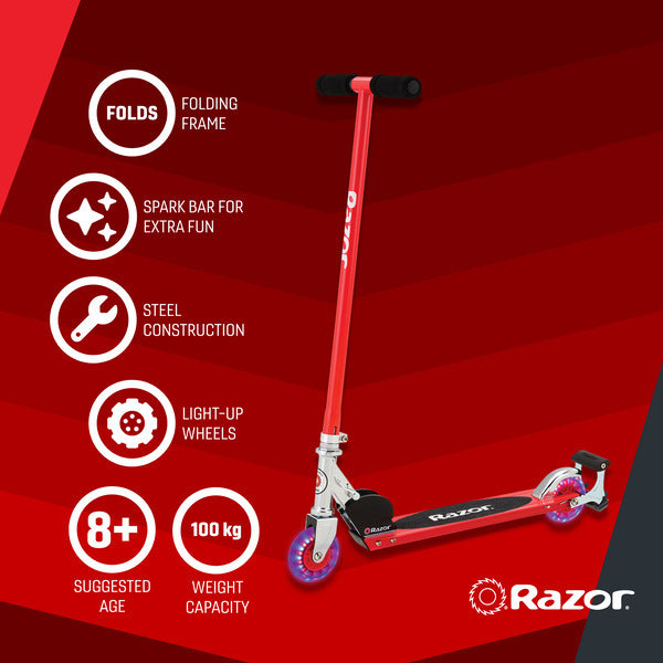 Razor S Spark Sport Scooter for kids ages 8+ - British product