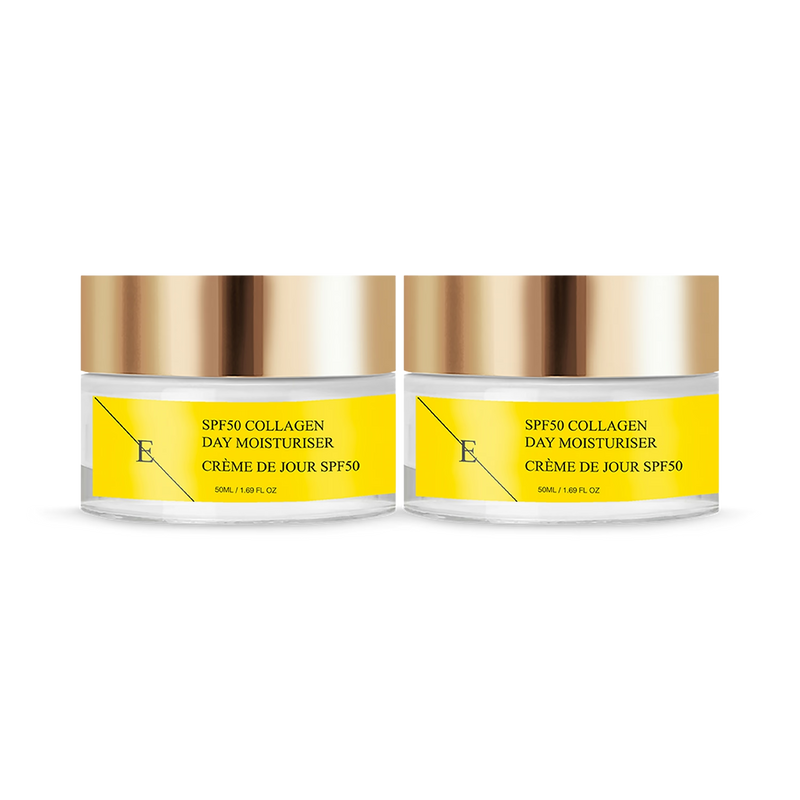 Erth Skin London SPF 50 Collagen Day Cream 50ml, imported from the UK