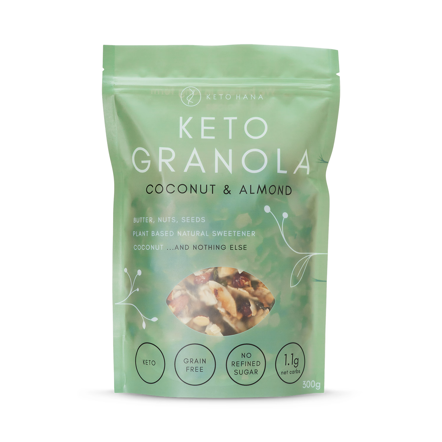Keto Hana granola coconut and almond 300g (British brand)