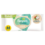 Pampers Harmonie Coco Baby Wipes Plastic Free 44 pack GOODS Superdrug   