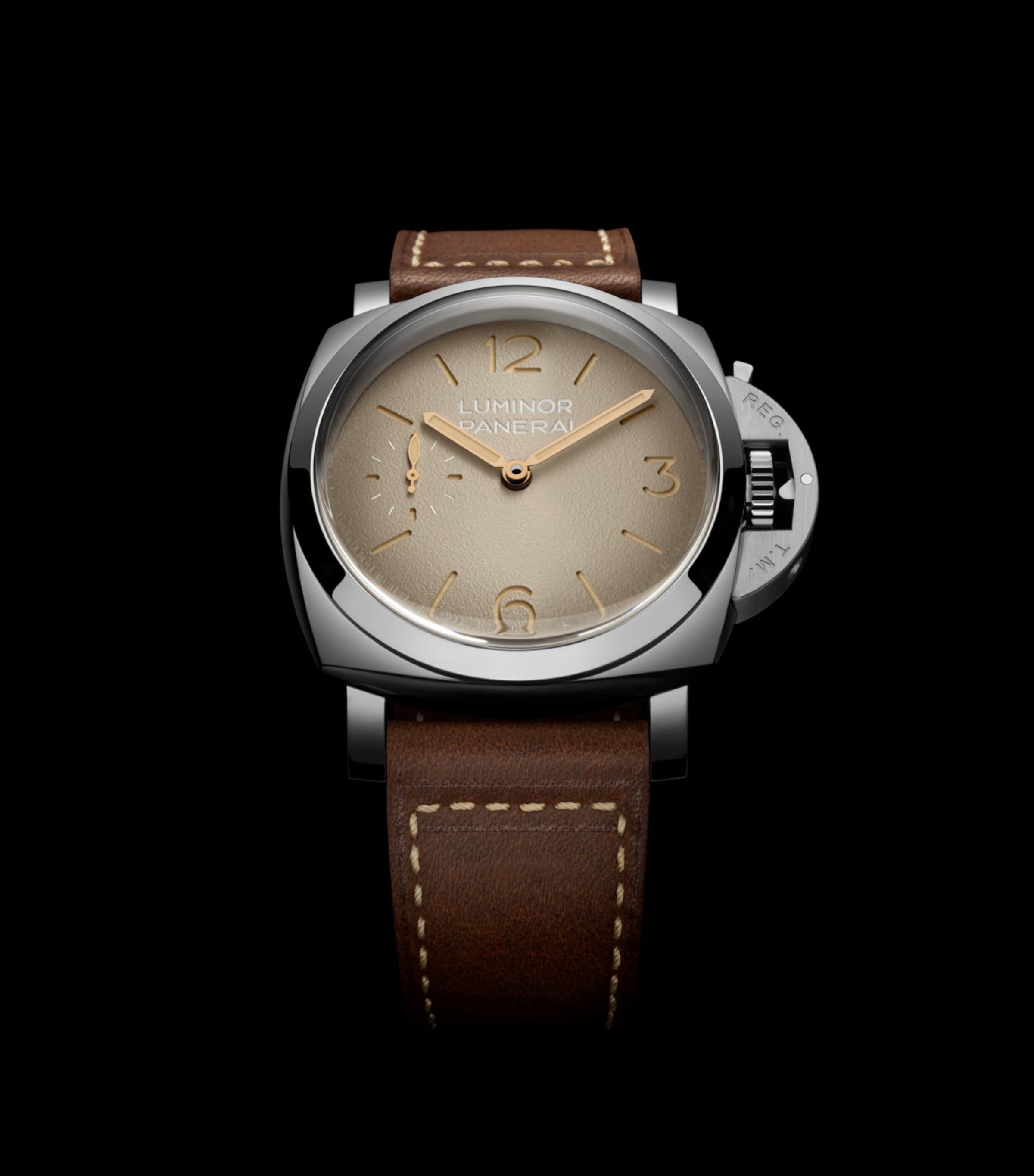 Panerai Luminor watch 47mm stainless steel, UK version