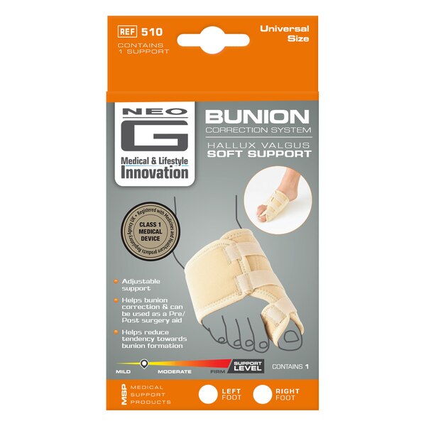 Neo G Bunion Correction System - Soft Support - Left GOODS Superdrug   