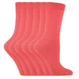 Sock Snob 6 Pairs Ladies Plain Coloured Cotton Socks 4-7 UK GOODS Superdrug   