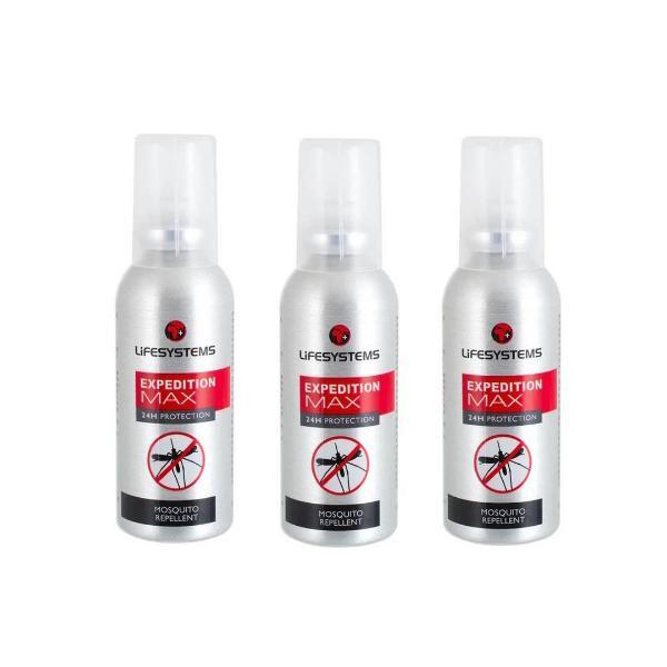 Lifesystems Mosquito Repellent Trio Pack 3x100ml, UK version