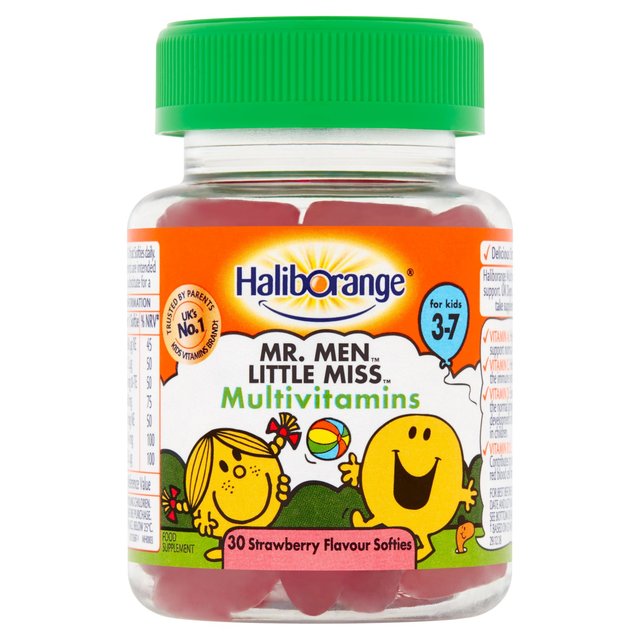 Haliborange Kid's Softies Multivitamins Strawberry Gummies 3-7yrs     30 per pack