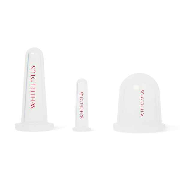 White Lotus sculpting cupping set 3 piece kit (British brand)