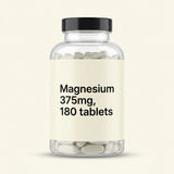 Holland & Barrett magnesium supplement 375mg 180 tablets, UK version
