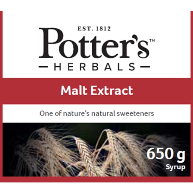 Potters Herbals Malt Extract Natural Sweetener Liquid    650g GOODS M&S   