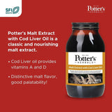 Potters Herbals Malt Extract with Cod Liver Oil Liquid    650g GOODS M&S   