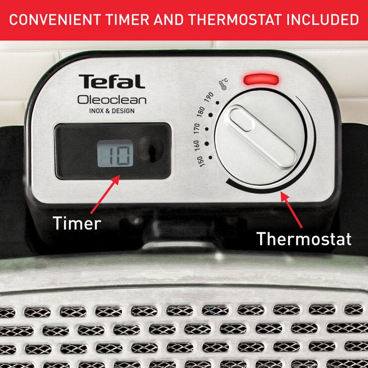 Tefal Oleoclean Pro Deep Fryer 3.5L (British brand)