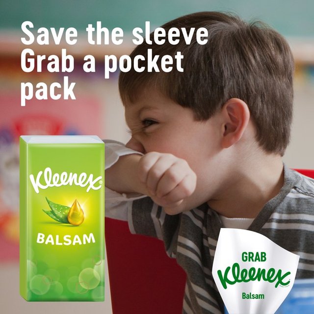 Kleenex Balsam Facial Tissues - Pocket Pack   8 x 9 per pack