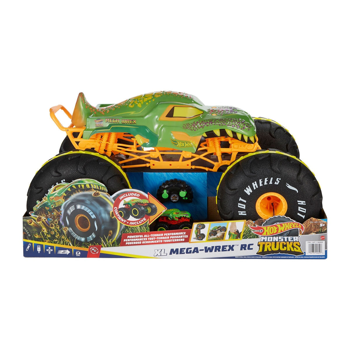 Hot Wheels Monster Truck 1:6 Scale XL Mega Wrex Remote Control Car (5+ Years) GOODS Costco UK